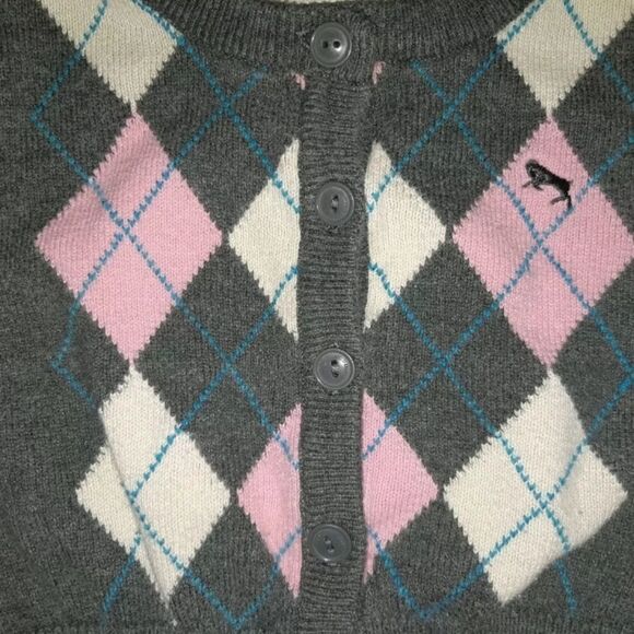 Girls Gray Long Sleeves Sweater Shirt - Picture 2 of 7